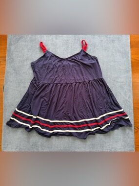 Torrid Super Soft Striped Babydoll Tank Top - Size 2